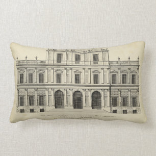 Almofada Lombar Estilo Teatral Façade por Colen Campbell