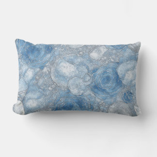 Almofada Lombar Estirpe de Rosa azul - Travesseiros decorativos