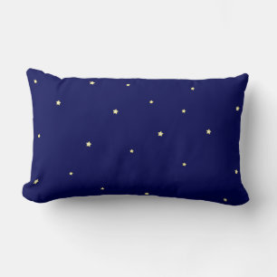 Almofada Lombar Estrelas no Céu Azul da Meia-Noite