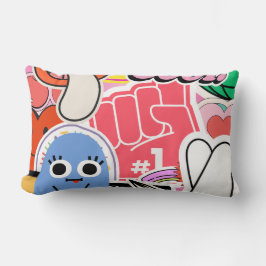 Almofada Lombar Etiquetas Legal de Y2K