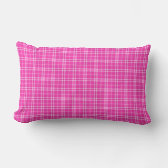 Almofada Lombar Eu amo o rosa da manta (Frente)