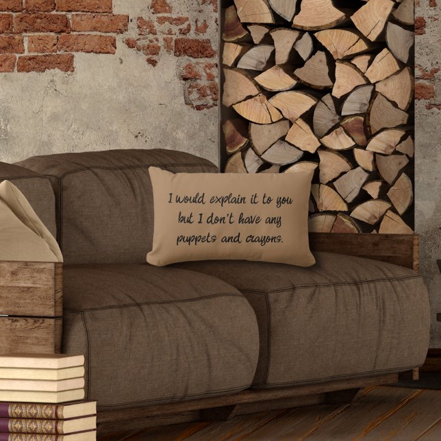 Almofada Lombar Eu Explicaria (Criador carregado)