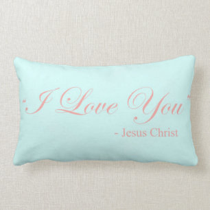 Almofada Lombar Eu Te Amo - Jesus Cristo