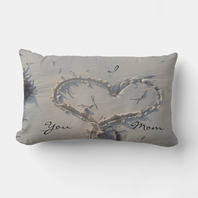 Almofada Lombar Eu te amo mamã (Frente)