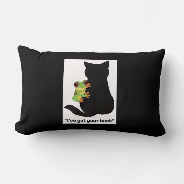 Almofada Lombar Eu tenho as suas costas (Frente)