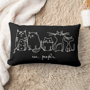 Almofada Lombar Ew, Pessoas Engraçadas, Amantes De Gato