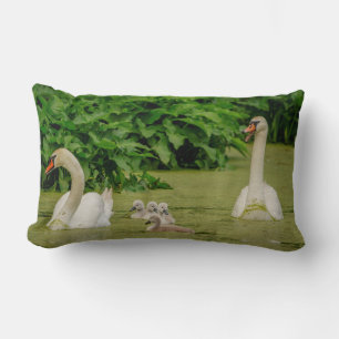 Almofada Lombar Família da cisne