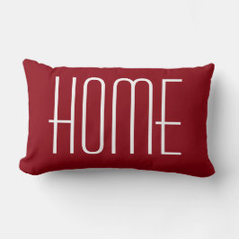 Almofada Lombar Família e travesseiro lombar vermelho 13" da casa