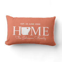 Família personalizada do mapa do estado de origem