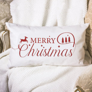 Almofada Lombar Farmhouse Cozy Christmas Charm