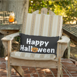 Almofada Lombar Feliz abóbora-mandioca do Halloween Jack-lantern