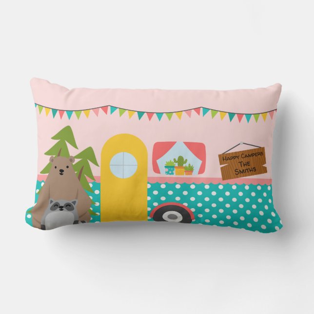 Almofada Lombar Feliz Camper (Frente)