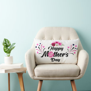 Almofada Lombar Feliz dia das mães design moderno único para prese