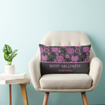 Feliz Halloween Família da Abóbora Roxa