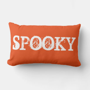 Almofada Lombar Feliz Halloween Orange Spooky