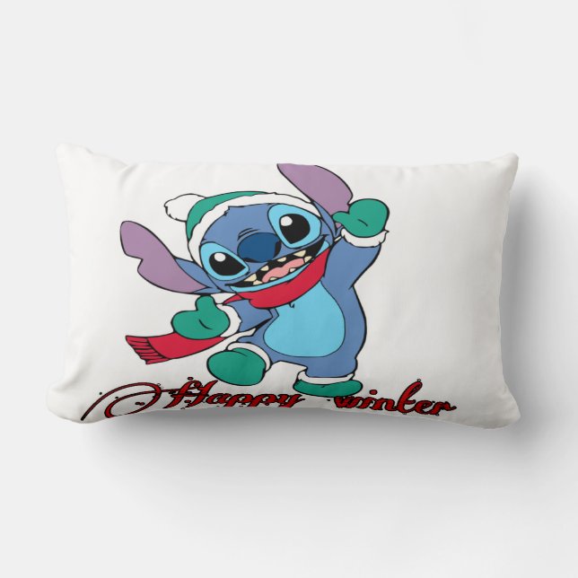Almofada Lombar Feliz inverno (Frente)