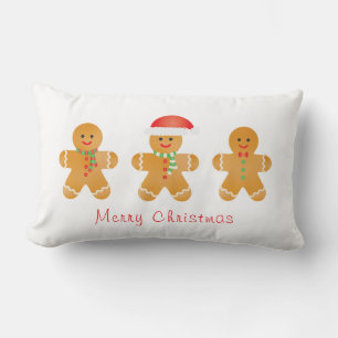 Almofada Lombar Feliz Natal Gingercake Men