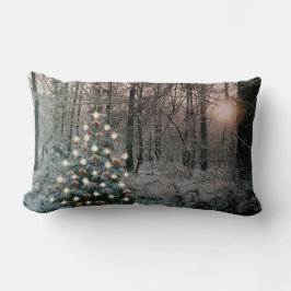 Almofada Lombar Feliz Natal Na Floresta