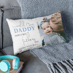 Almofada Lombar Feliz primeiro Dia de os pais | Travesseiro lombar<br><div class="desc">Este dia de os pais moderno, apresenta um texto que lê 'feliz primeiro dia de os pais', 'mundos melhores' PAI, com sua foto favorita, e de quem ela é. O presente perfeito para novos papais, pais da primeira vez, pais de cães, pais de bônus, estepes, avô, avô, este dia de...</div>