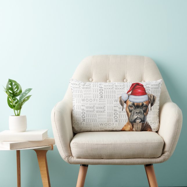 Almofada Lombar Feriado de Boxas Festas de Natal Mais Longas (Cadeira)