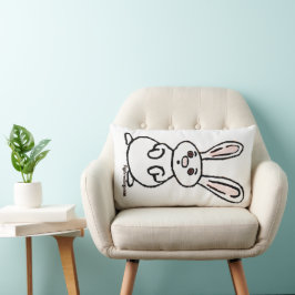 Almofada Lombar figdewdrop Bunny Throw Pillow