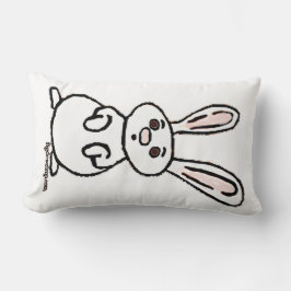 Almofada Lombar figdewdrop Bunny Throw Pillow