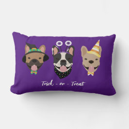 Almofada Lombar Figurinos de Halloween do Buldogue Francês