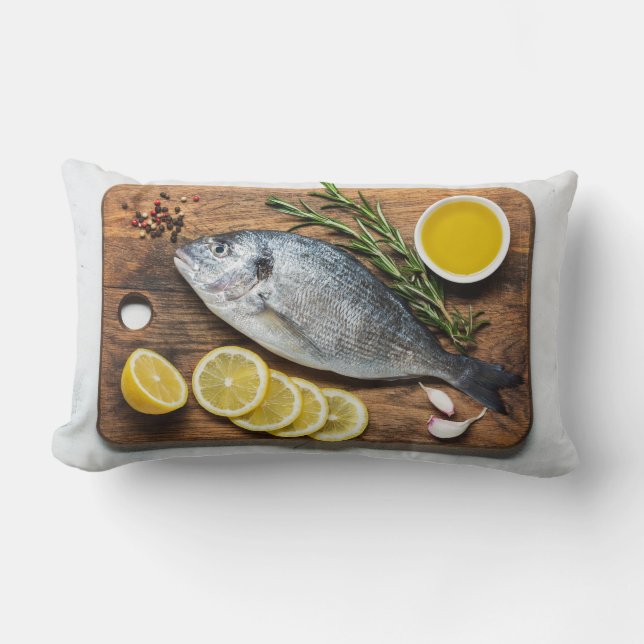 Almofada Lombar Fish Dorado (Frente)