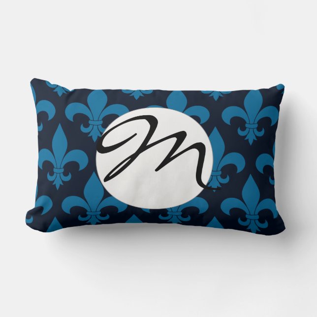 Almofada Lombar Fleur de lis Pattern Classic (Frente)