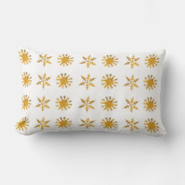 Almofada Lombar Flocos de neve ouro Cushiere lombar