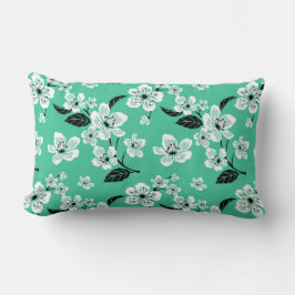 ALMOFADA LOMBAR FLOR DE CEREJEIRA - SAKURA (MINT)