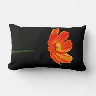 Almofada Lombar Flor de Cosmos Laranja