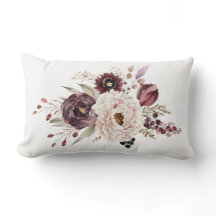 Flor Elegante Blanca-Roxo Maroon Branco