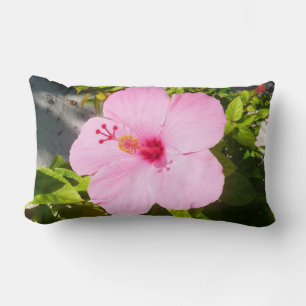 Almofada Lombar Flor Tropical de Hibiscus Rosa