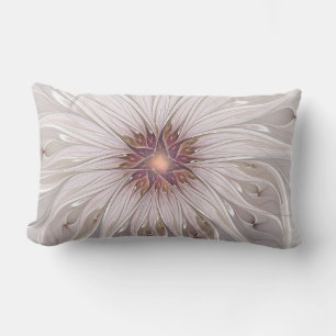 Almofada Lombar Floral Fantasy, Abstrato Moderna Flor Pastel