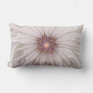 Almofada Lombar Floral Fantasy, Abstrato Moderna Flor Pastel