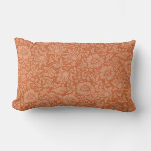 Almofada Lombar Floral Vintage Wallpaper William Morris Red Patter