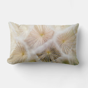 Almofada Lombar Flores de dandelion brancas
