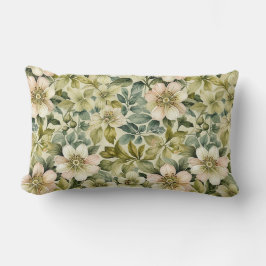 Almofada Lombar Flores e Folhas de Maçã
