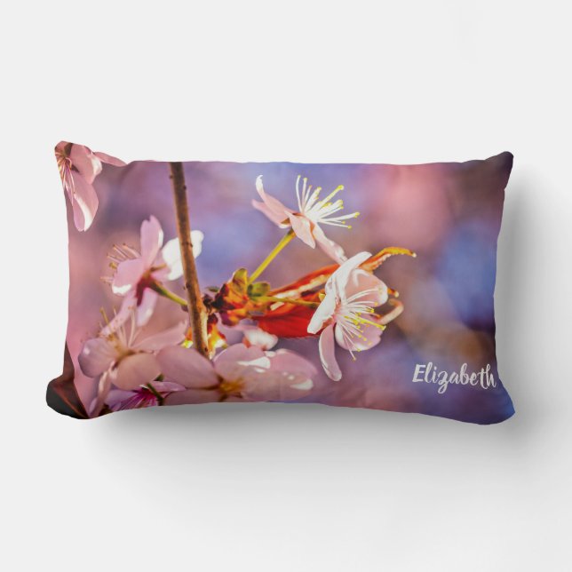 Almofada Lombar Flores Sakura alegres (Frente)
