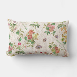 Almofada Lombar Flores Vintage
