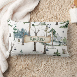 Almofada Lombar Floresta Encantada Harmonia Personalizável