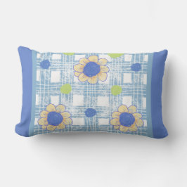 Almofada Lombar Flower Throw Pillow