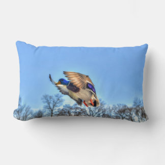 Almofada Lombar Flying Mallard Duck Drake Wildlife Foto