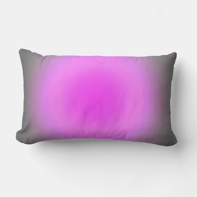 Almofada Lombar Foco rosa e Cinza (Frente)