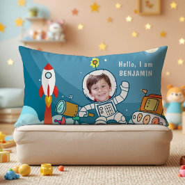 Almofada Lombar Foguete Traje Espacial Astronauta Foto Personaliza