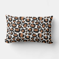 Folha branca e dourada Chita - Padrão-Leopardo