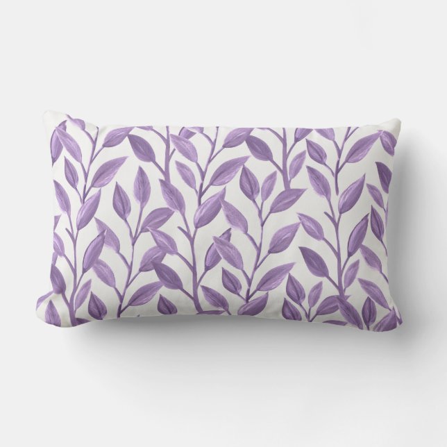 Almofada Lombar Folhas de lavanda (Frente)