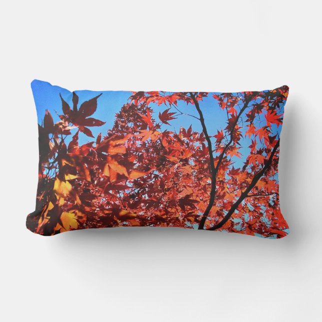 Almofada Lombar Folhas de outono (Frente)