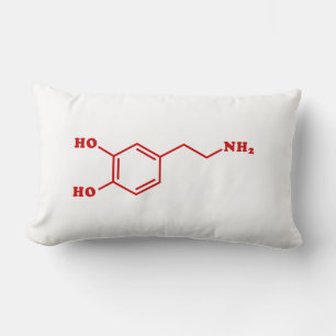 Almofada Lombar Fórmula química molecular da dopamina